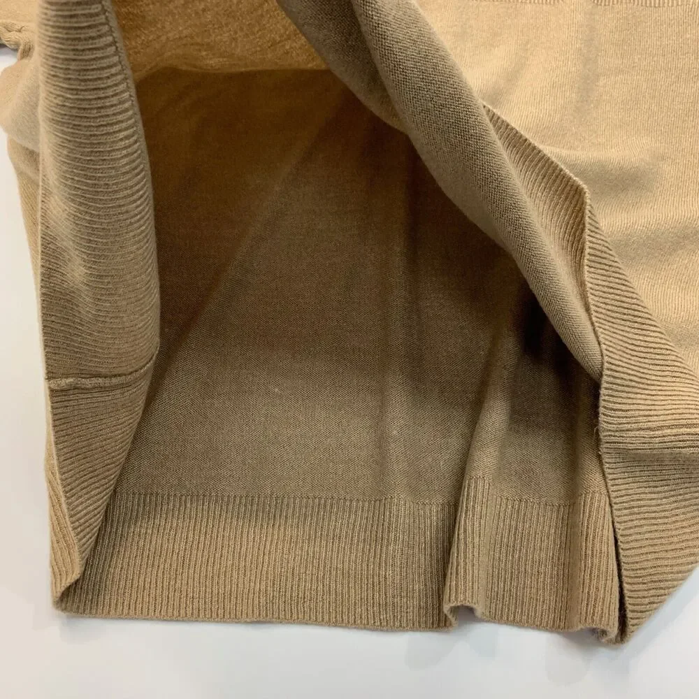 Original‎ Weatherproof Sweater Mens XXL Stone Beige Acrylic Quarter Zip Pullover